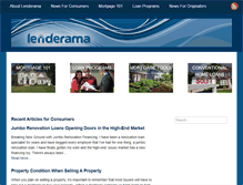 Tablet Screenshot of lenderama.com